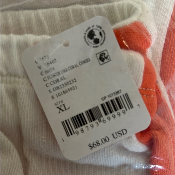 Free People Movement Way To Go Shorts in Floral Embroidered Coral Combo - Picture 14 of 14